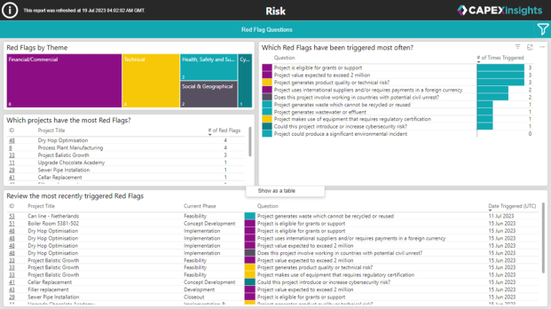 Risk report CAPEXinsights